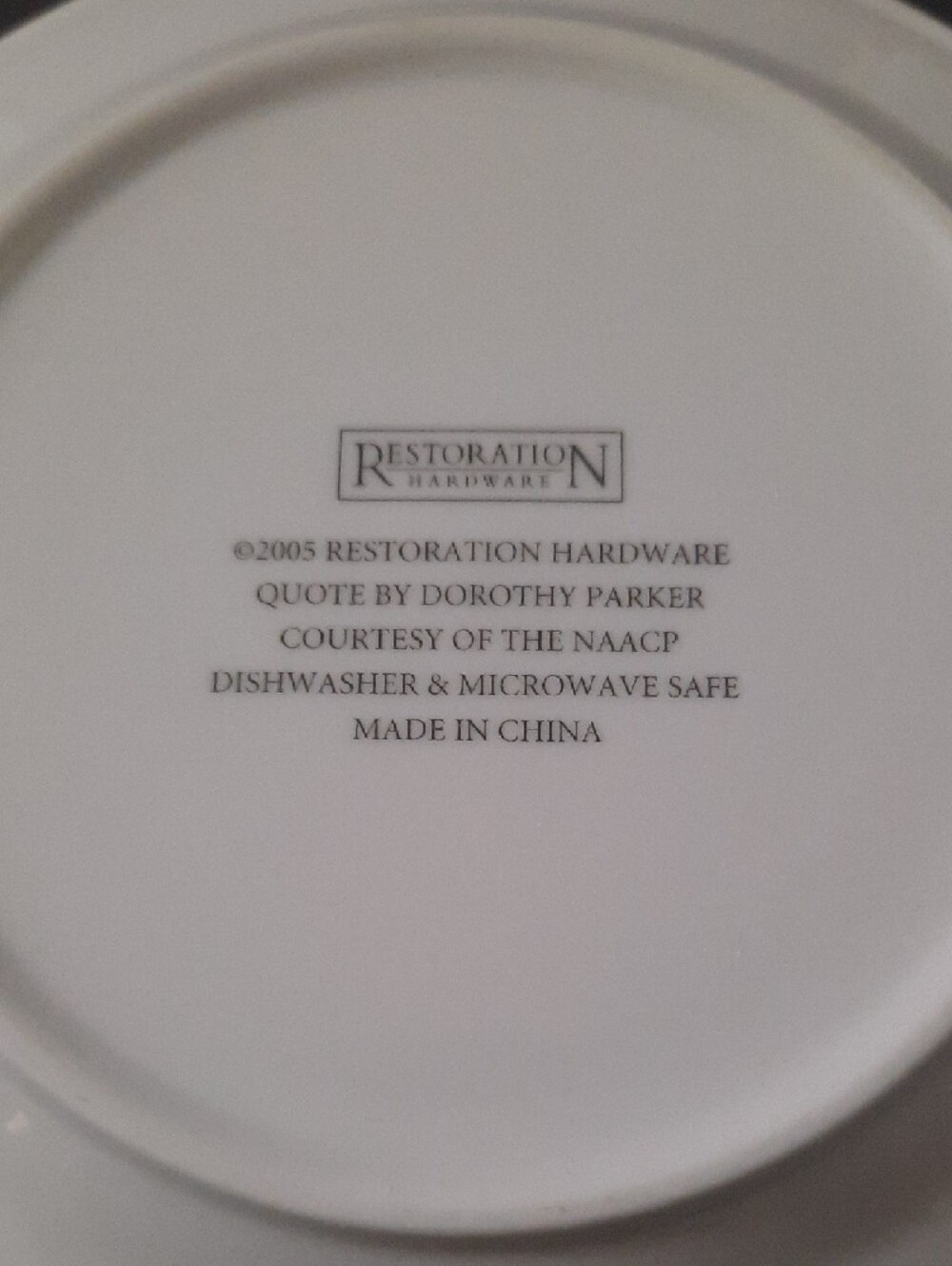 Restoration Hardware Dorothy Parker Martini Appetizer Plates - Picture 7 of 7